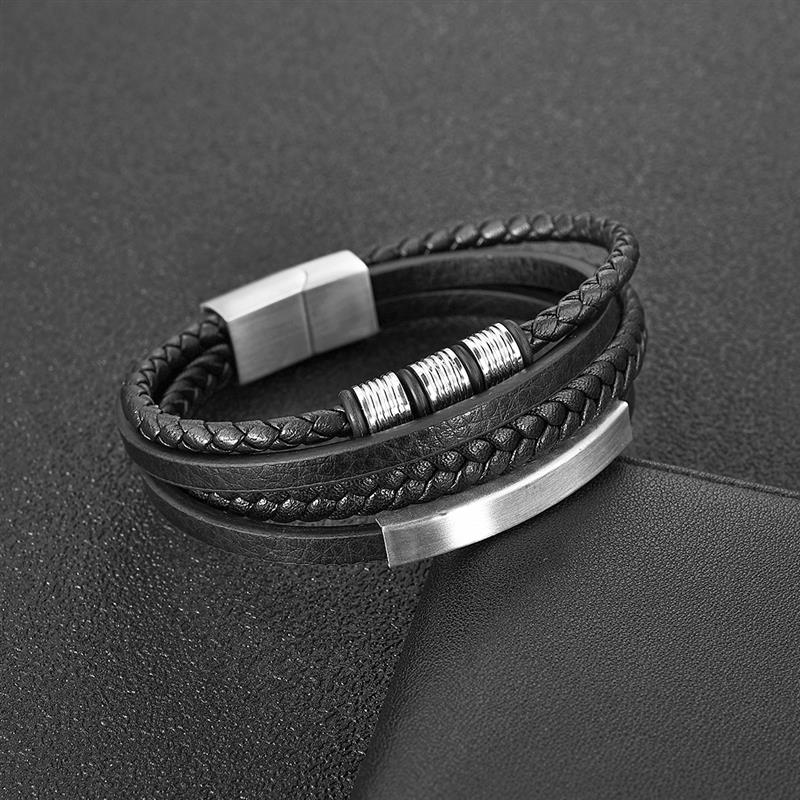 Bracelet Cuir Homme Tressé ? Élégance et Confiance au Quotidien 3