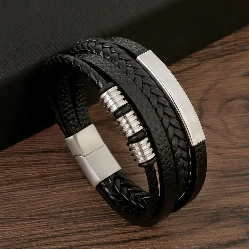 Bracelet Cuir Homme ? Élégance et Confiance pour Toutes Occasions 3