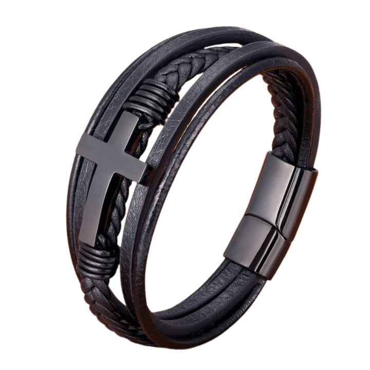 Bracelet Homme Noir Élégant ? Un Lien Précieux avec Votre Fils 0