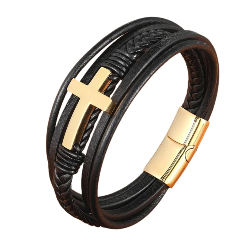 Bracelet Homme Noir Élégant ? Un Lien Précieux avec Votre Fils 2
