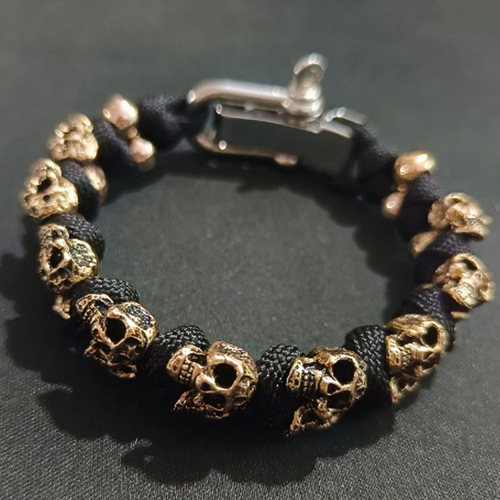 Bracelet Homme Paracord Crâne ? Exprimez Votre Force Avec Style 0