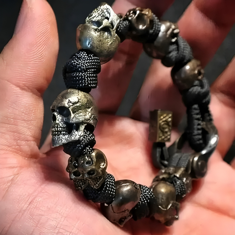 Bracelet Homme Paracord Crâne ? Exprimez Votre Force Avec Style 4