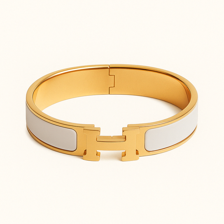 Bracelet jonc bicolore Helene H