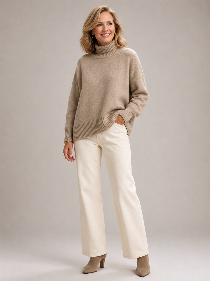 Irena | Pull Doux à Col Roulé
