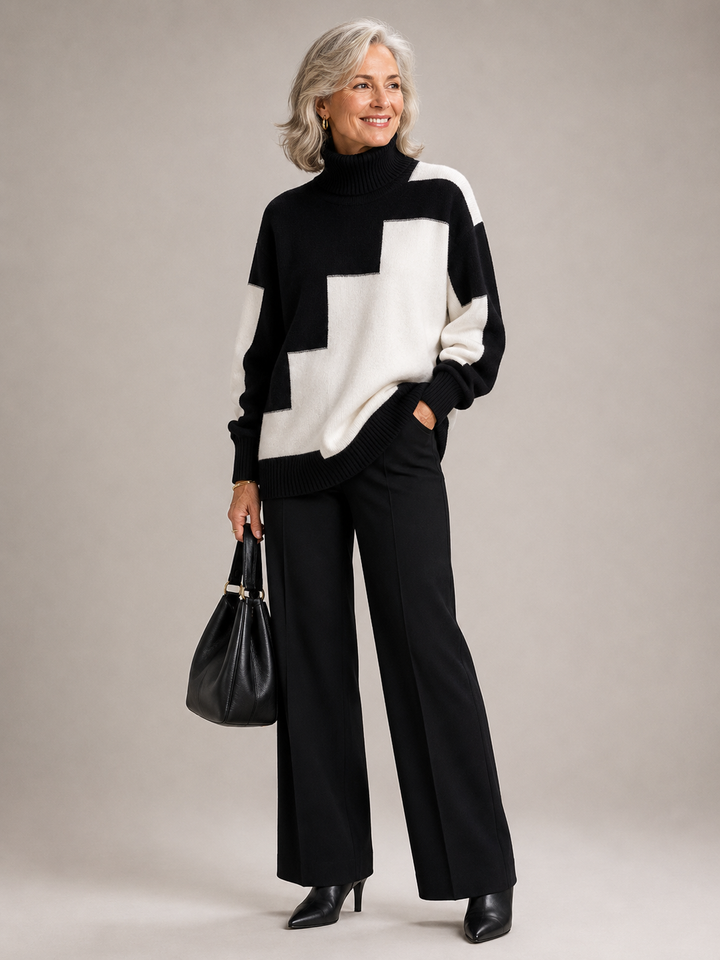 Alesia | Pull Col Roulé