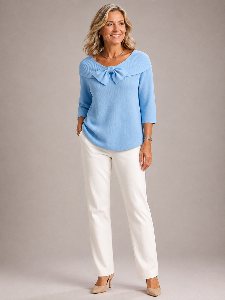 Lúa | Pull chaud et féminin avec nœud