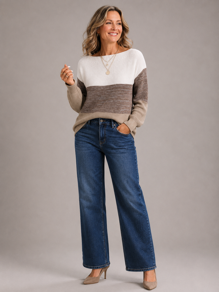 Serena | Pull Dégradé Doux avec Coupe Confortable