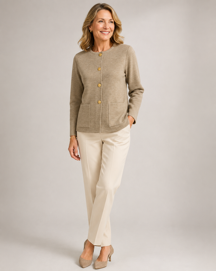 Anne | Cardigan en laine mérinos