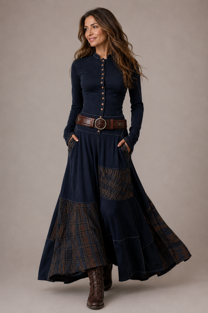 Leonora | Robe longue vintage