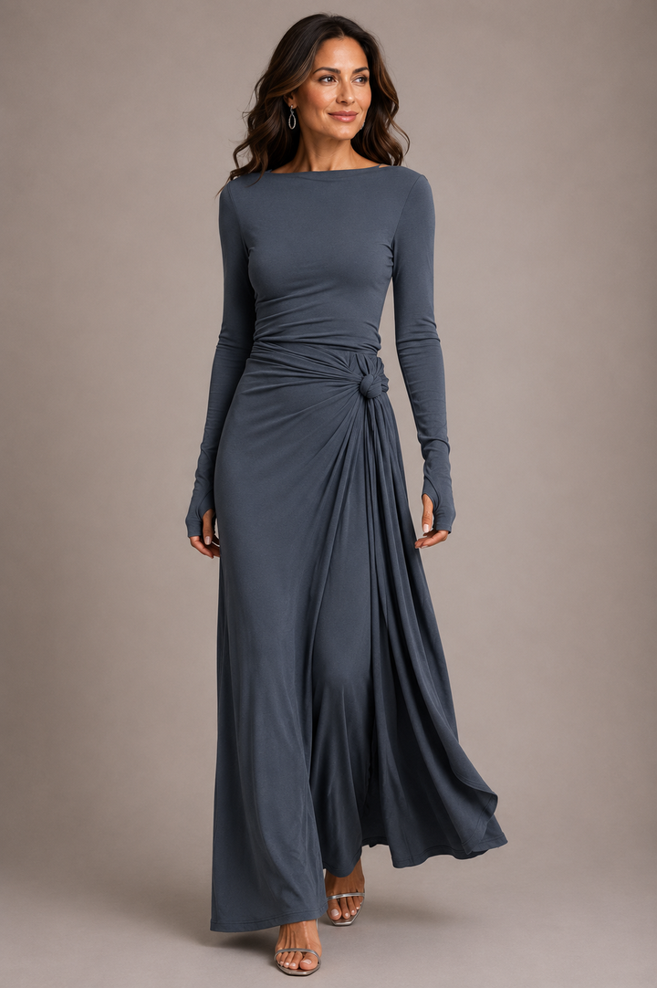 Renee | Robe Maxi Drapée