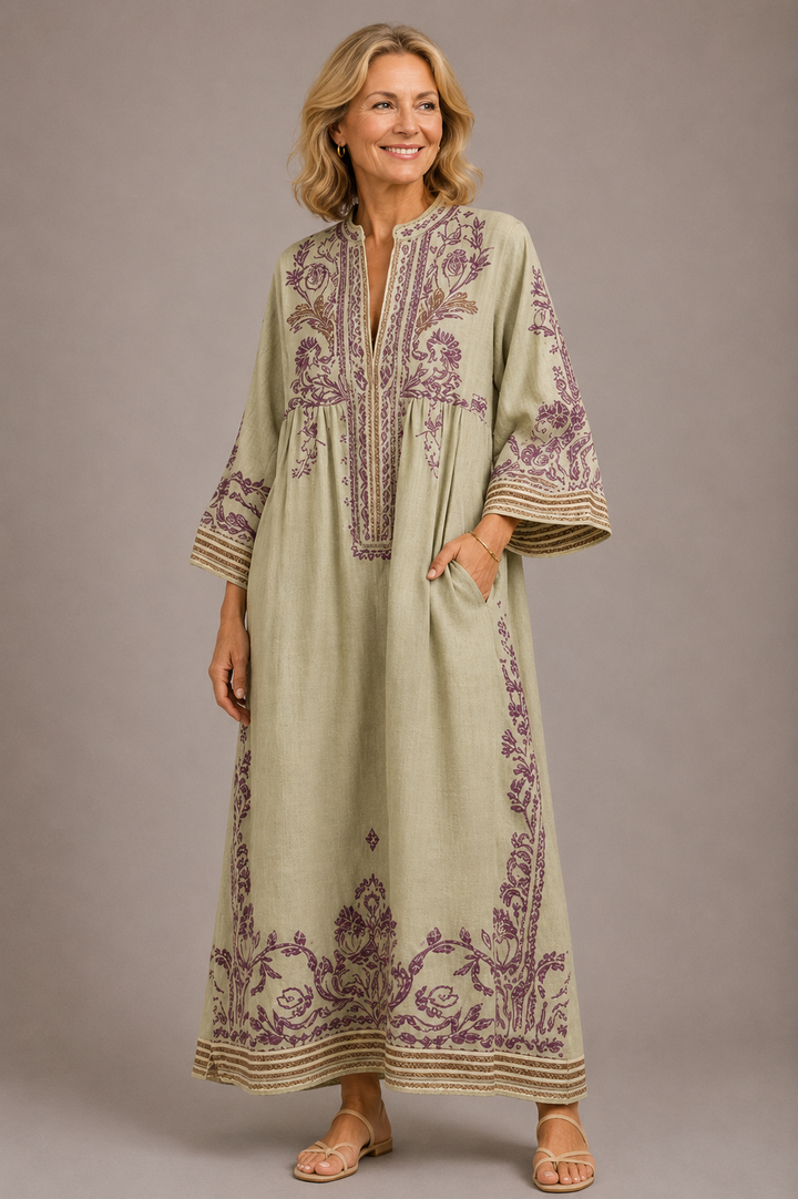 Aïssata | Robe boho au charme méditerranéen