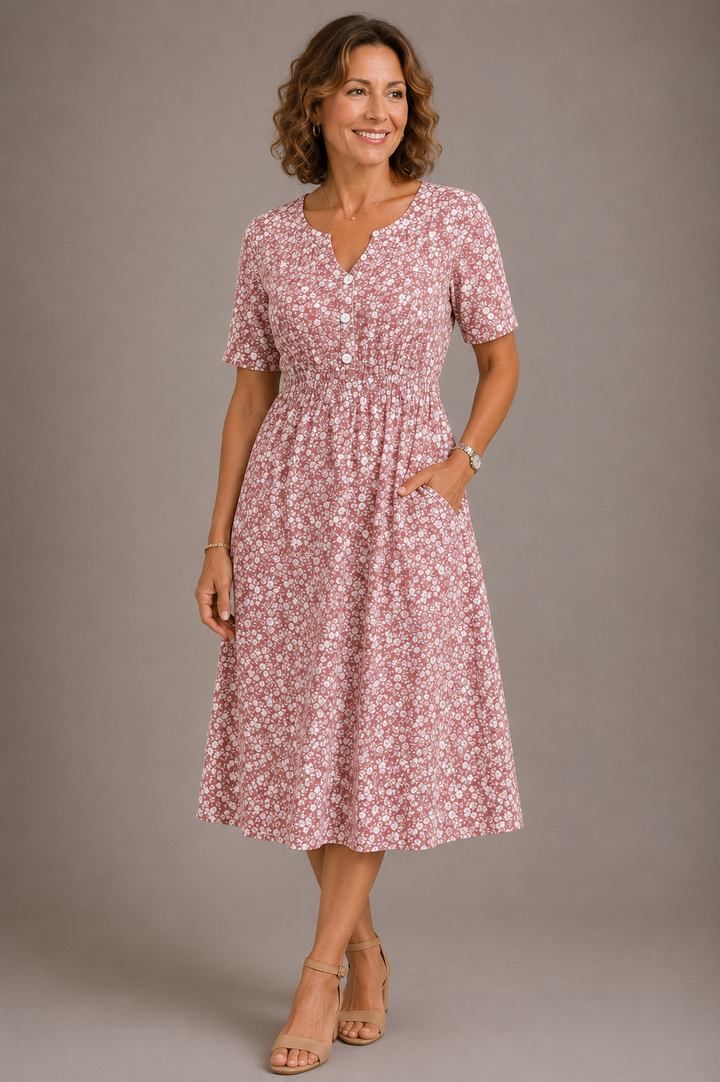 Iséa | Robe midi florale