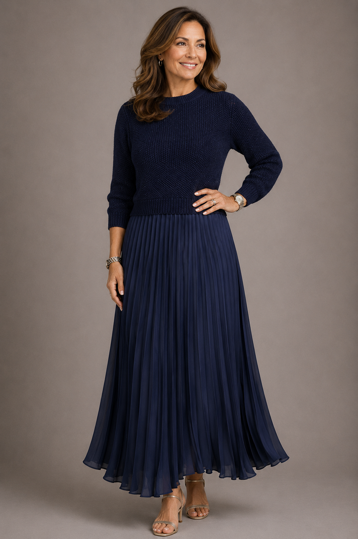 Béatris | Robe effet blouse
