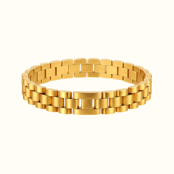Title: Bracelet maillons dorés Heritage