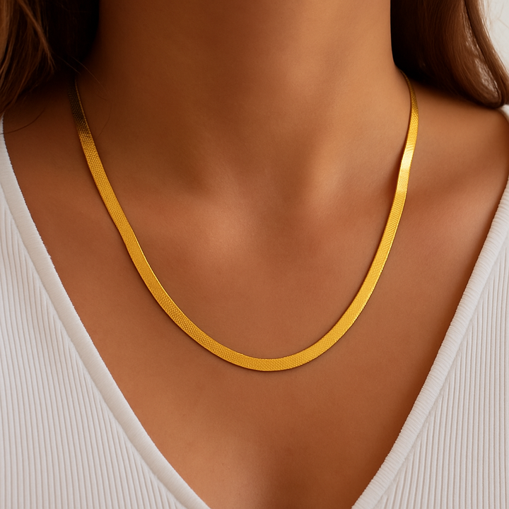 Collier maille arête de poisson Chelsea