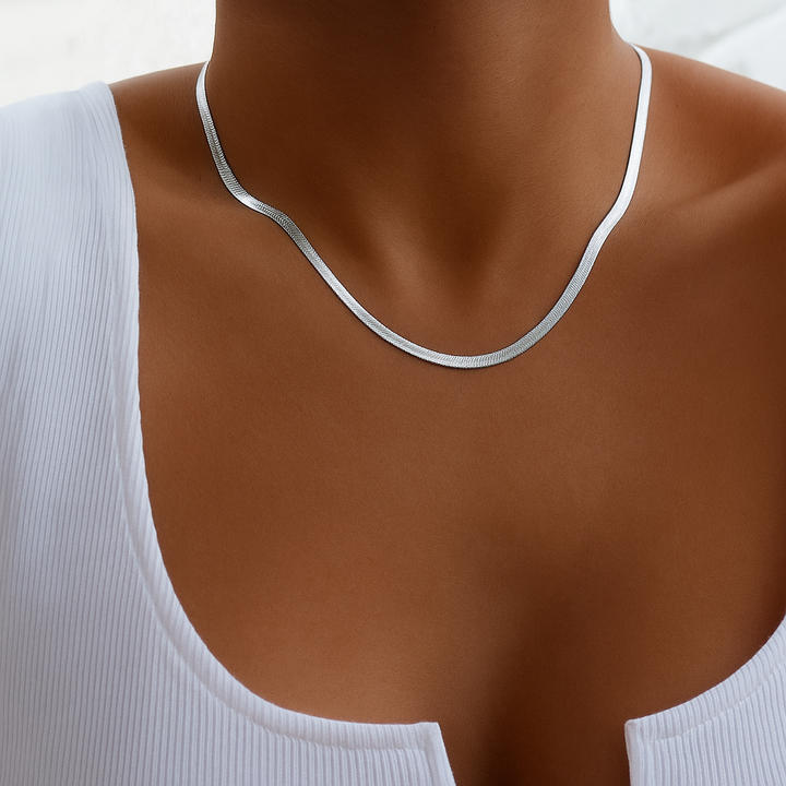 Collier maille arête de poisson Chelsea