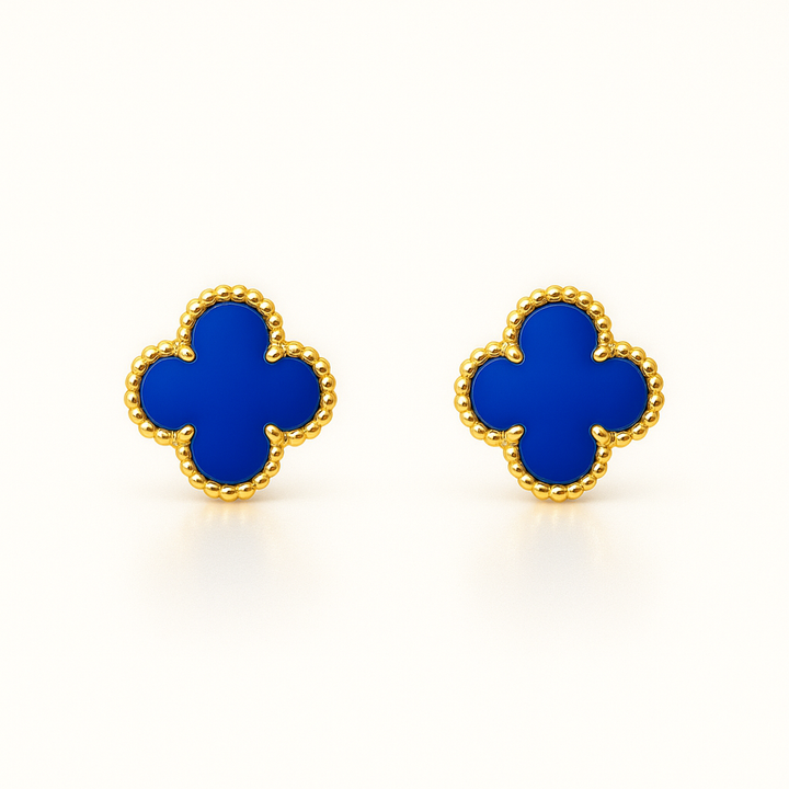 Boucles d'oreilles trèfles raffinées