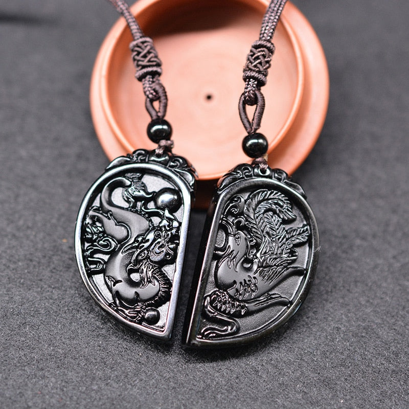 Collier Femme Obsidienne Noire ? Équilibre Émotionnel et Protection 1