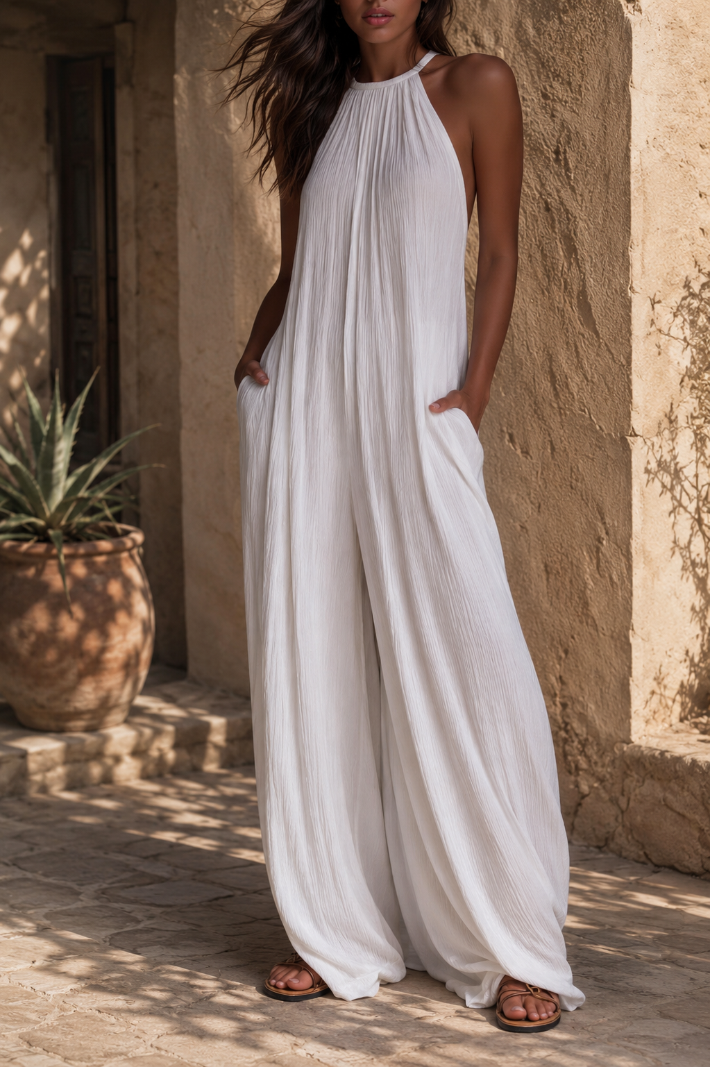 Combinaison Sans Manches Élégante ? Style Chic et Confort Absolu 0