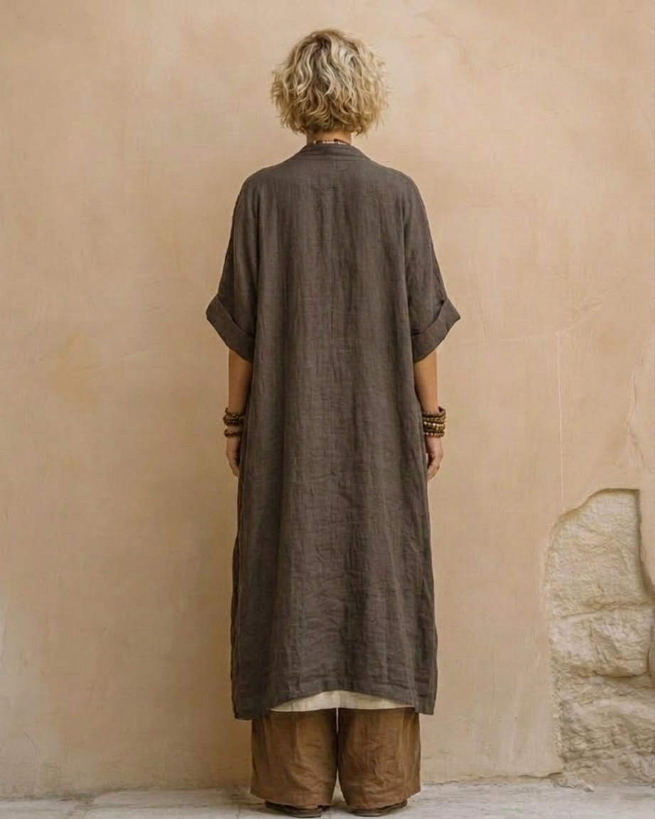 Ensemble Bohème Long Brodé Alessia ? Élégance Libre et Confort Naturel 4