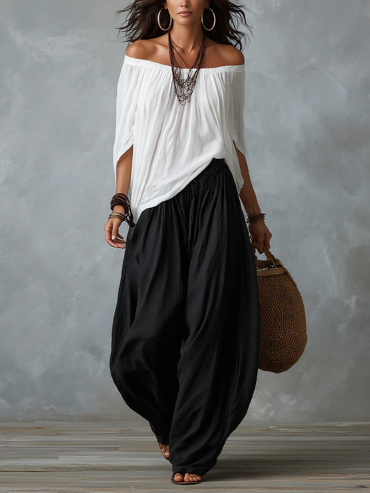 Ensemble Femme Camélia Bohème ? Élégance Instantanée et Confort Total 0