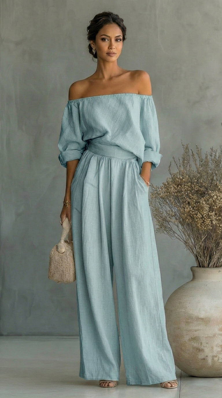 Ensemble Femme Liliána™ ? Élégance Naturelle pour un Été Confortable 1