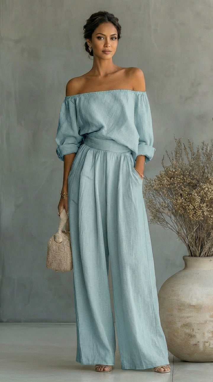 Ensemble Femme Liliána™ ? Élégance Naturelle pour un Été Confortable 1