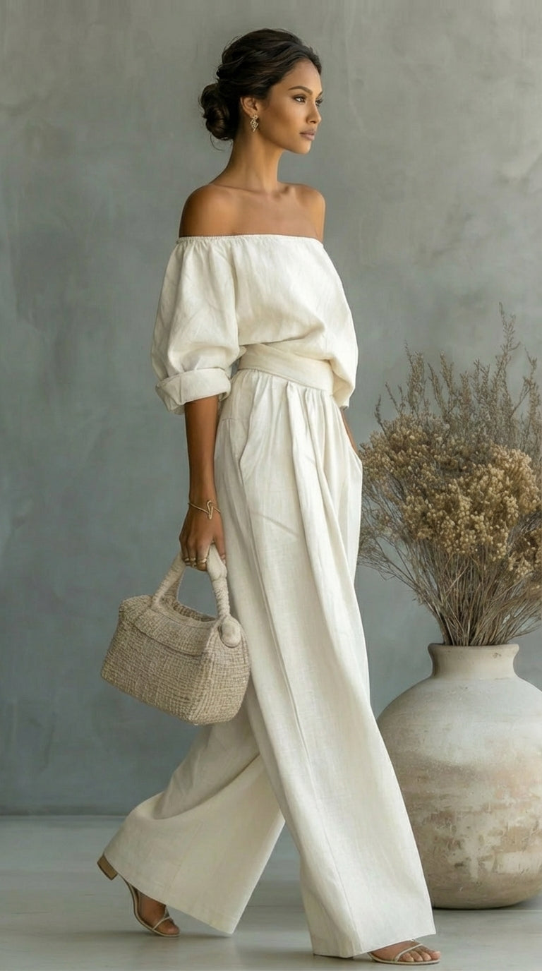 Ensemble Femme Liliána™ ? Élégance Naturelle pour un Été Confortable 4