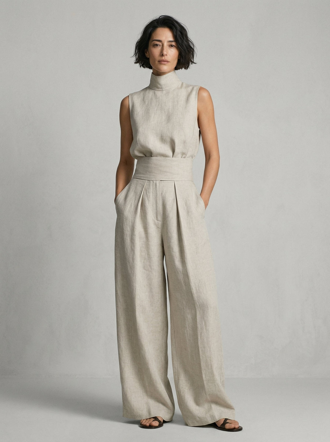Ensemble Femme ? Élégance Minimaliste pour un Confort Estival Inégalé 0