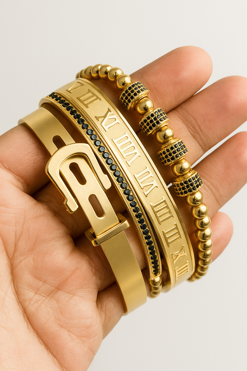 Ensemble de Bracelets en Titane ? Affirmez Votre Élégance Instantanément 0