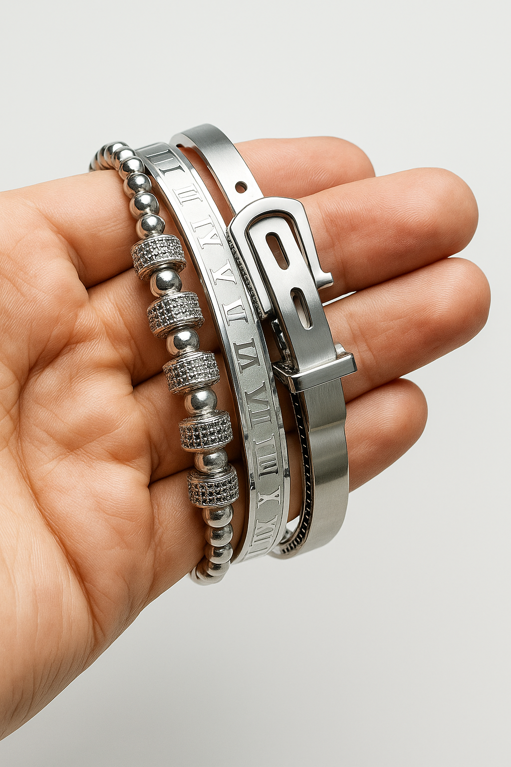 Ensemble de Bracelets en Titane ? Affirmez Votre Élégance Instantanément 1
