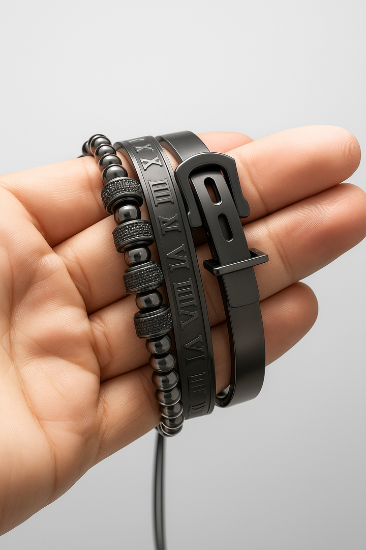 Ensemble de Bracelets en Titane ? Affirmez Votre Élégance Instantanément 2