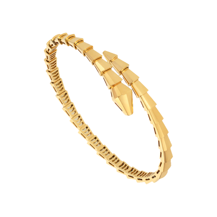 Bracelet jonc ouvert éclats étincelants