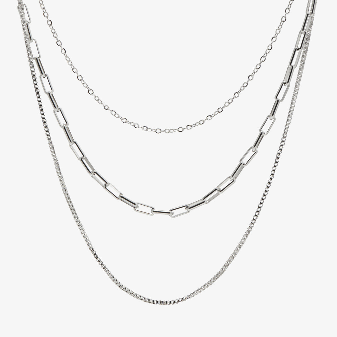 Collier ras de cou triple rang Solara