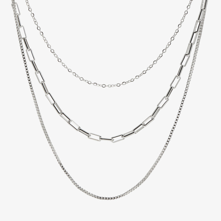 Collier ras de cou triple rang Solara