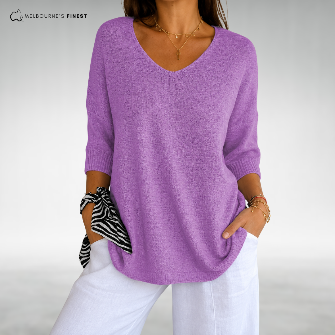 Inès | Le pull en maille douce au confort intemporel