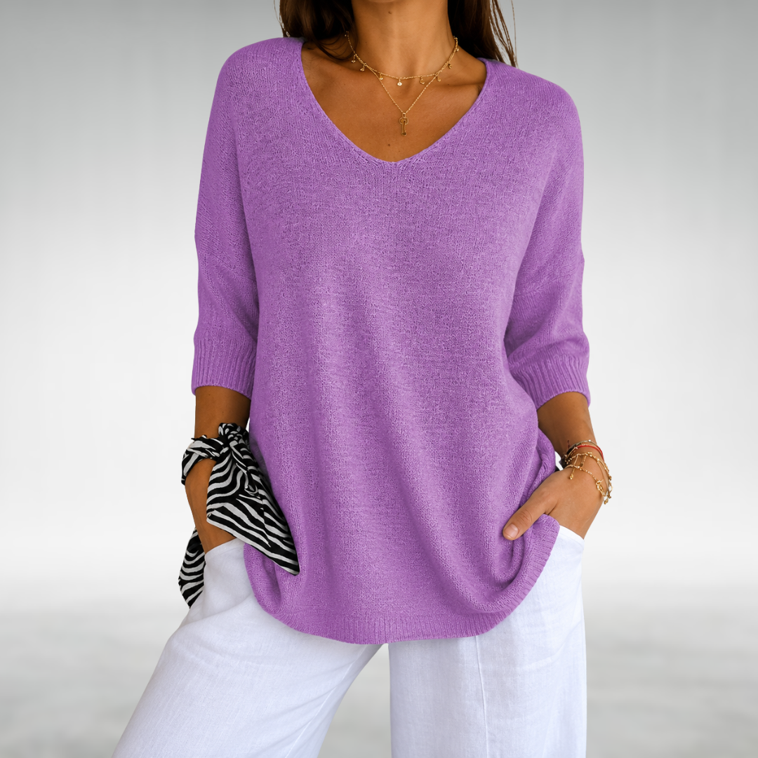 Inès | Le pull en maille douce au confort intemporel