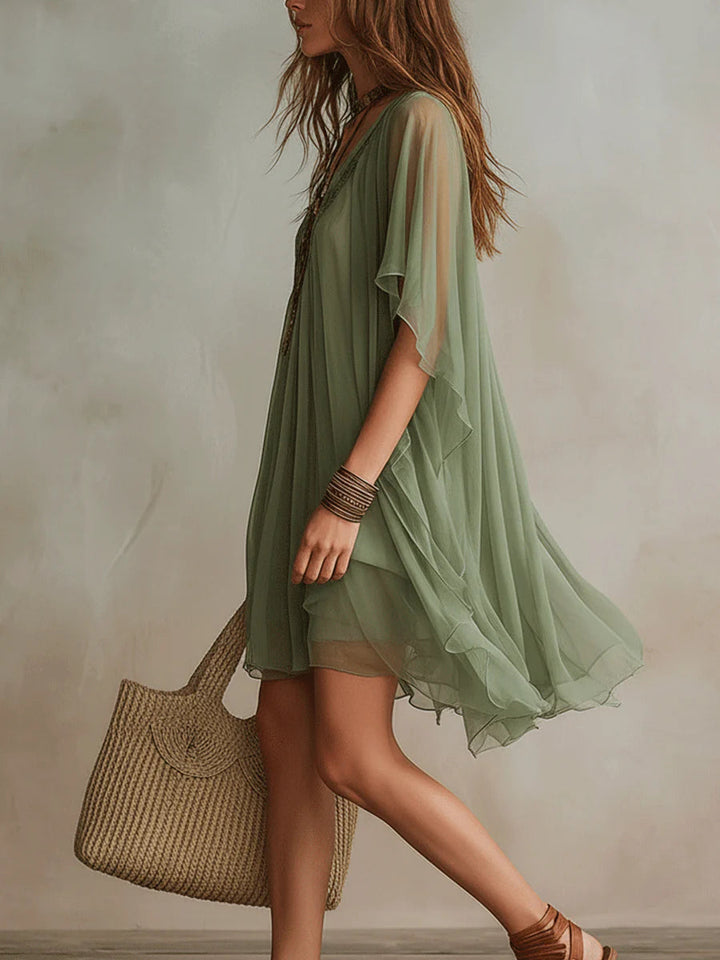 Mini-Robe Femme Bohème ? Élégance Légère pour un Style Estival Unique 2