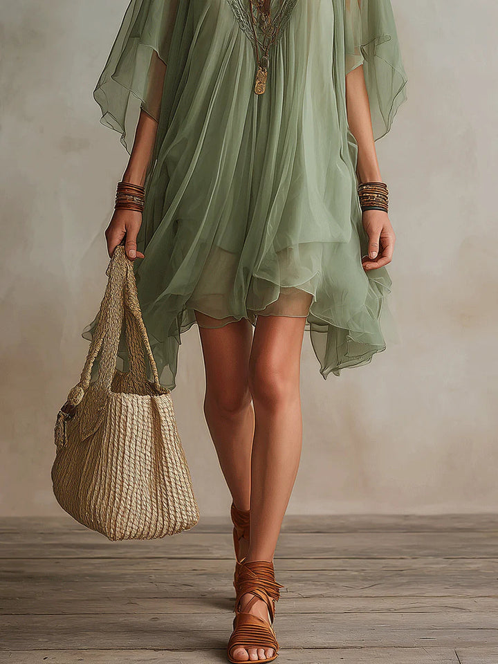 Mini-Robe Femme Bohème ? Élégance Légère pour un Style Estival Unique 4