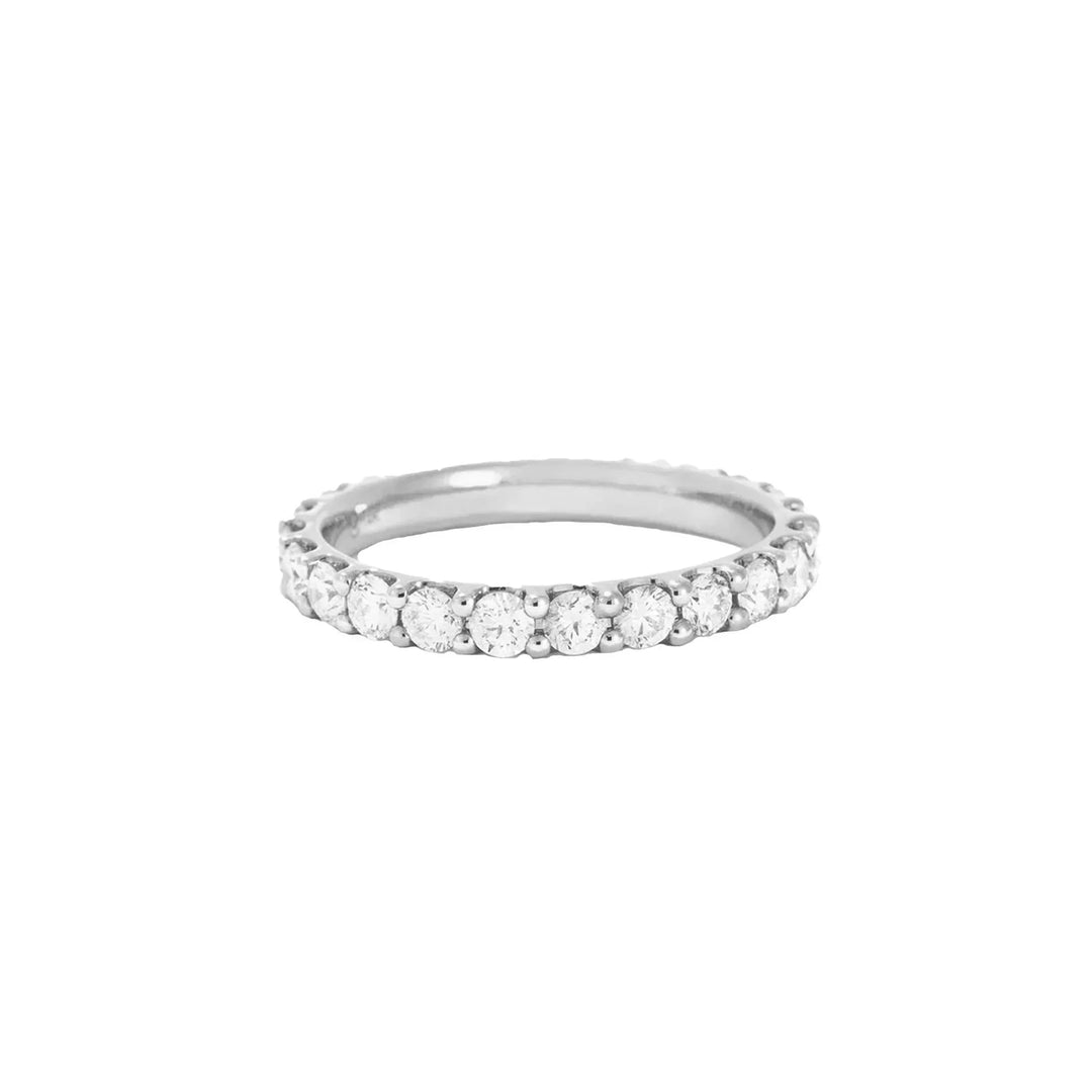 Bague tennis dorée classique