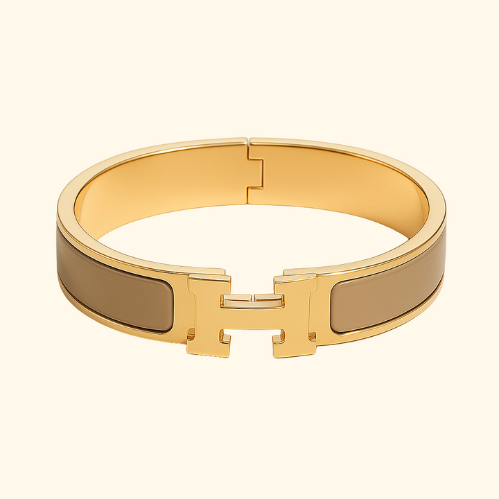 Bracelet jonc bicolore Helene H