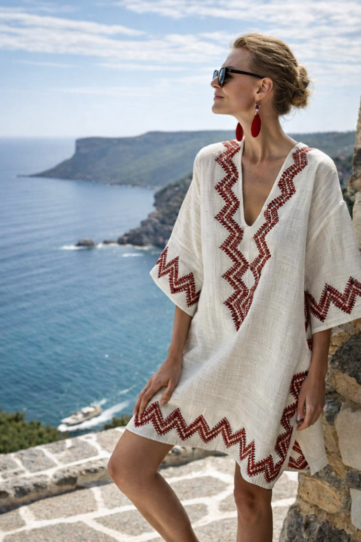 Rania Robe Femme Courte | Forme Ample, Été Décontracté 1