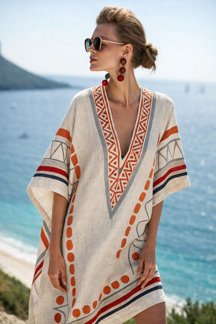 Rania Robe Femme Courte | Forme Ample, Été Décontracté 3