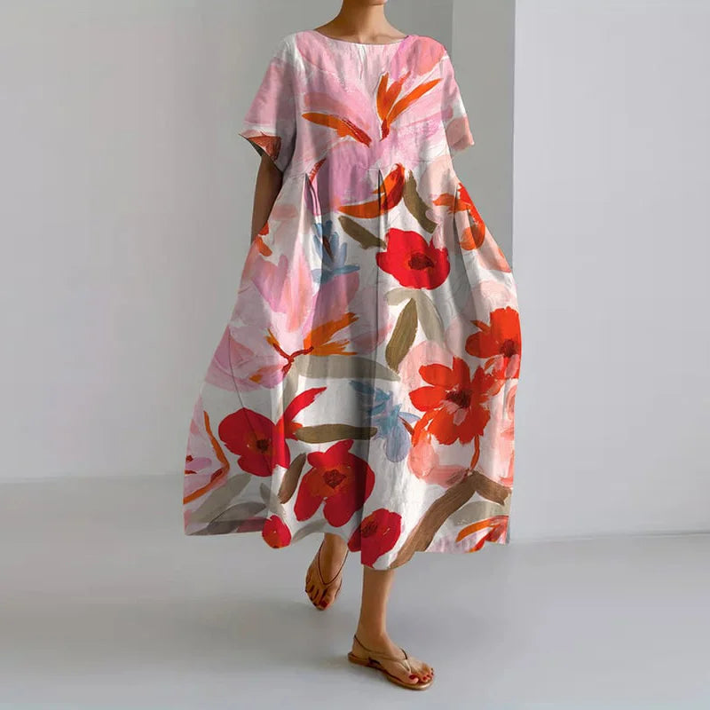 Robe D'Été Fleurie Rosanna ? Élégance Et Confort Pour Vos Journées Ensoleillées 2