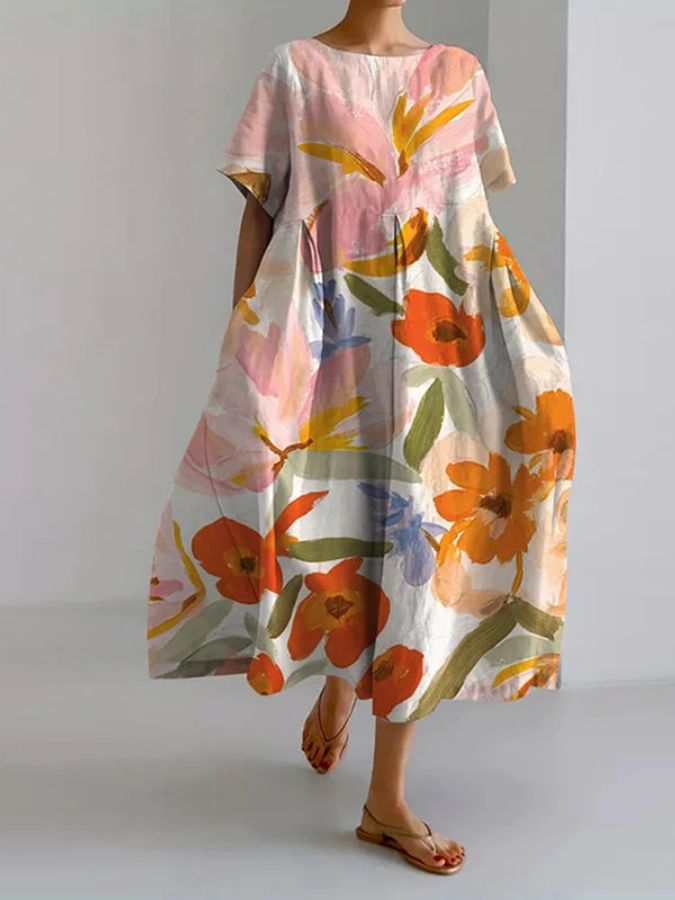 Robe D'Été Fleurie Valeno ? Élégance Et Confort Pour Vos Journées Chaudes 0
