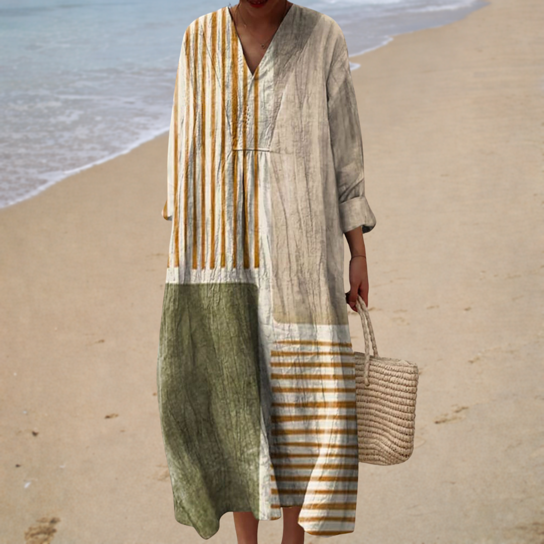Robe Longue Bohème Miranda ? Élégance Naturelle et Confort Estival 0