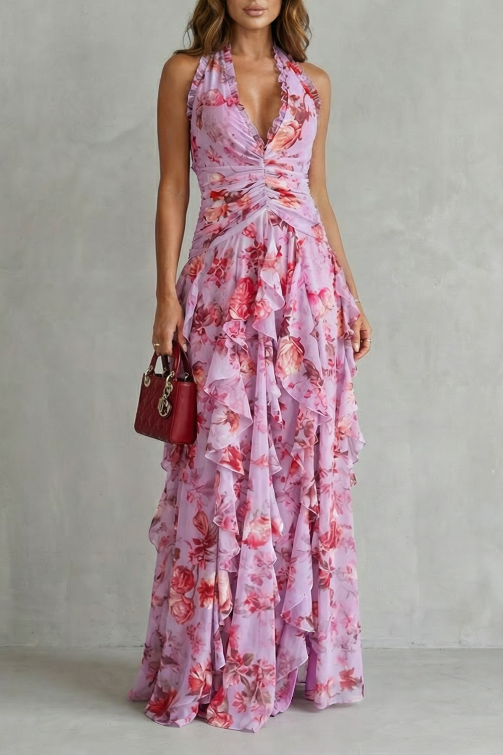 Robe Longue Dos Nu Belladina ? Élégance Romantique et Fluidité Sublime 0