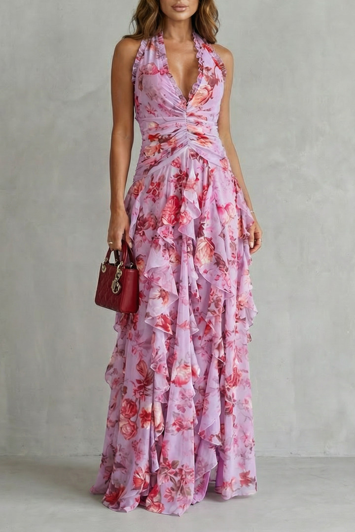 Robe Longue Dos Nu Belladina ? Élégance Romantique et Fluidité Sublime 0