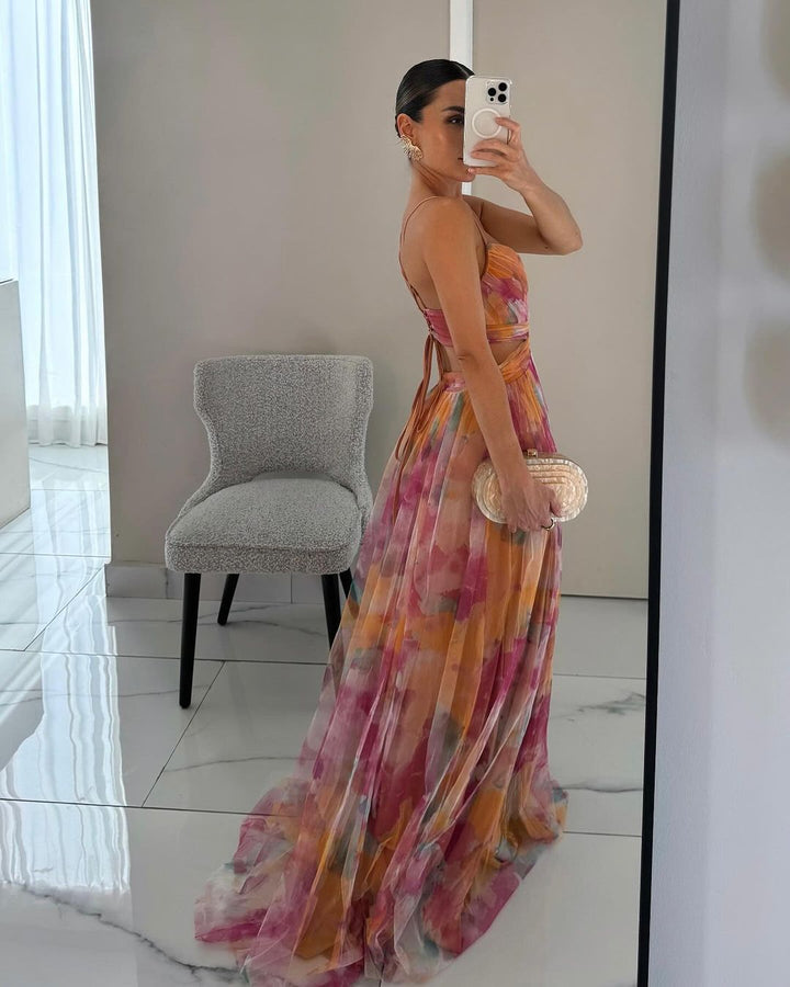 Robe Longue Femme Gisèle ? Élégance Florale Pour Toutes Occasions 4
