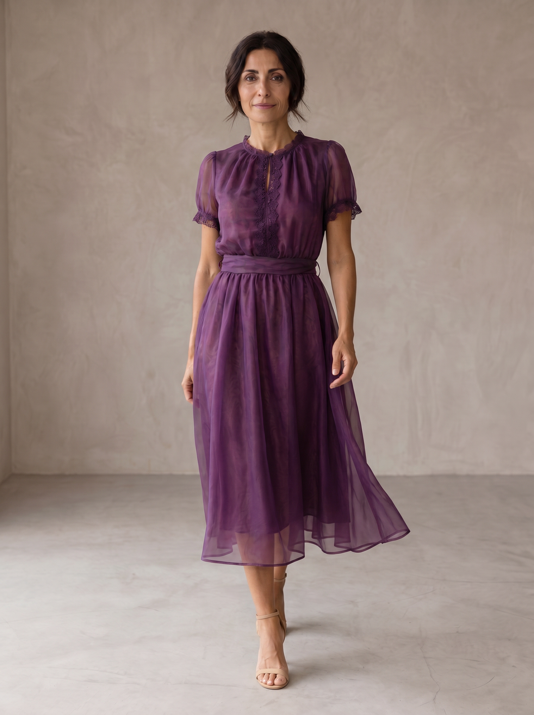 Robe Longue Flavie ? Élégance Romantique et Confort Absolu 1